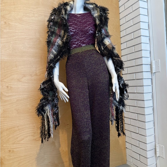 Winter texture shawl. - Picture 2 of 9